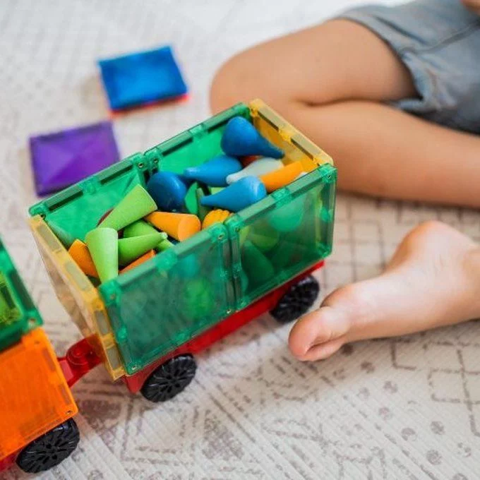 Connetix: 24 el. Klocki magnetyczne Rainbow Motion Pack