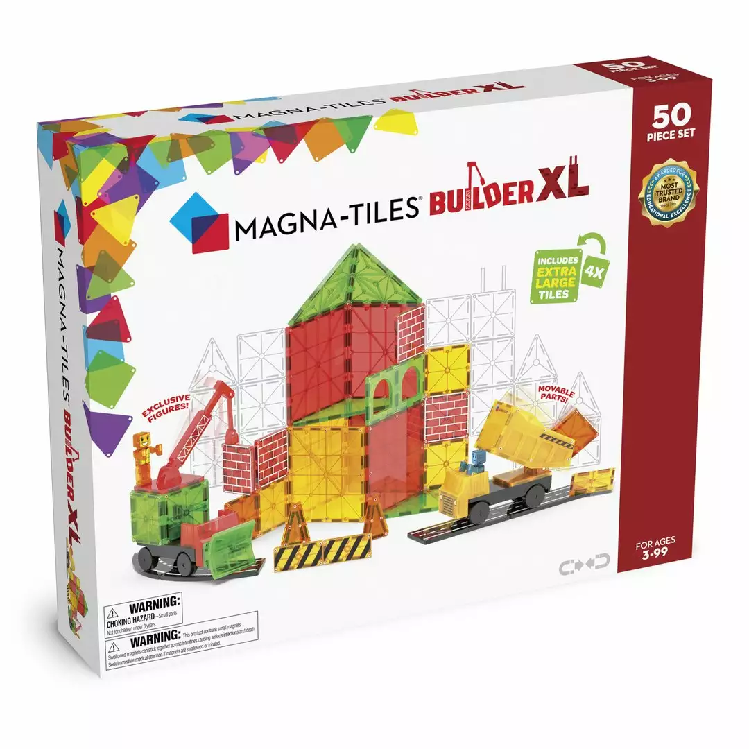 マグナタイル　160piece 50-el-Klocki-magnetyczne-