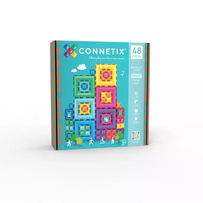 Connetix: 48 el. Okienka klocki magnetyczne Bright Portal Pack